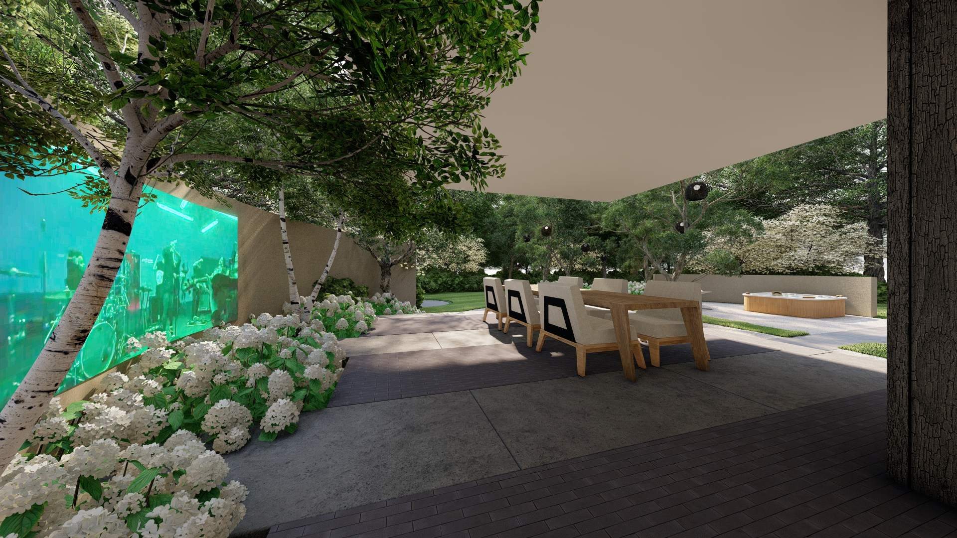 Moderne villatuin_tuinbioscoop_kindvriendelijke tuin met gazon_Uden_tuinontwerp_hovenier-1 (5)